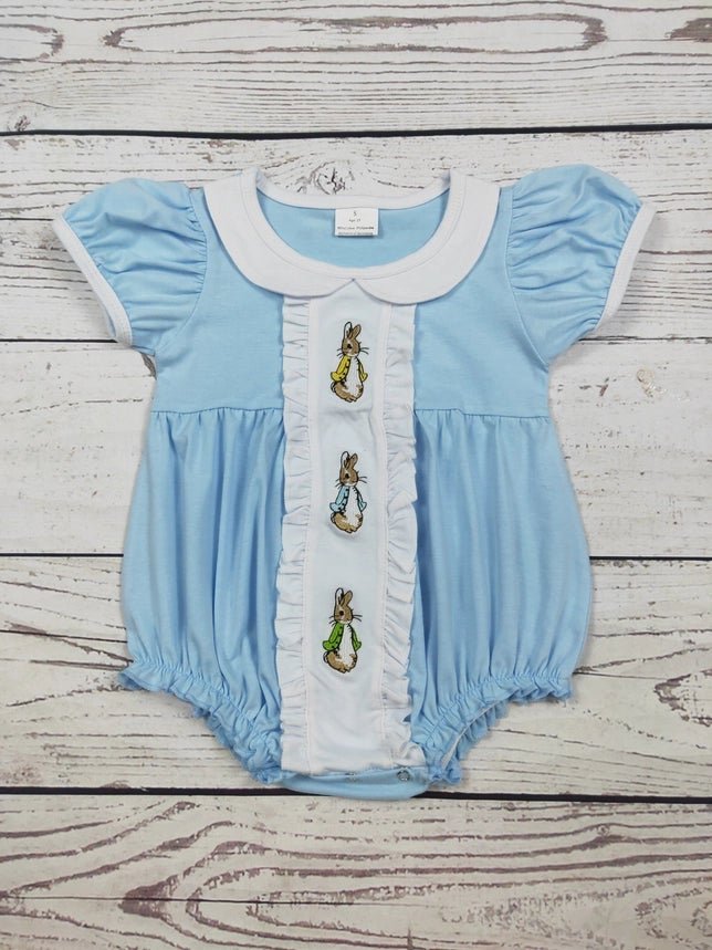 Rabbit Appliqué Easter Bubble