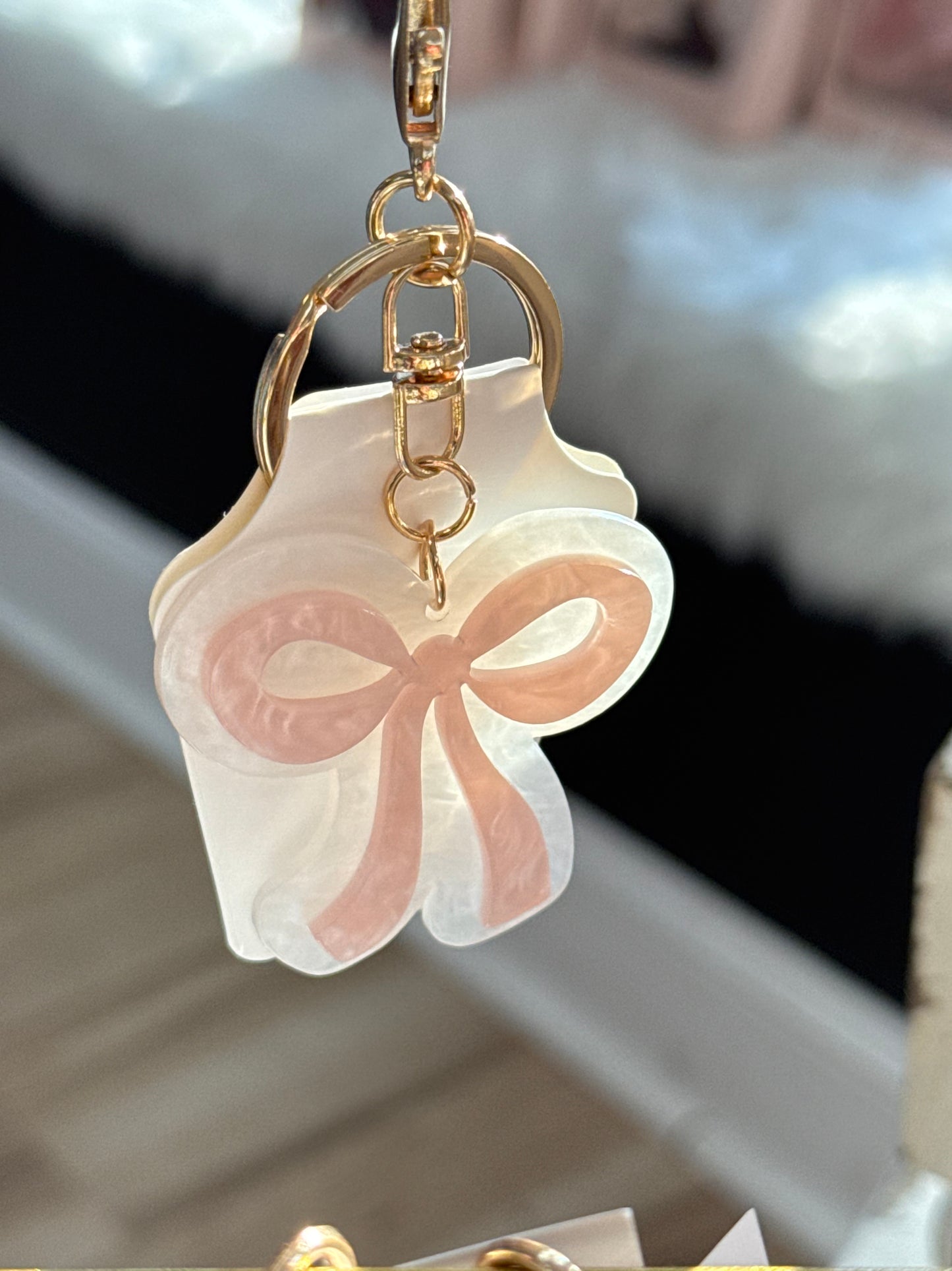 Acrylic Monograms Keychains