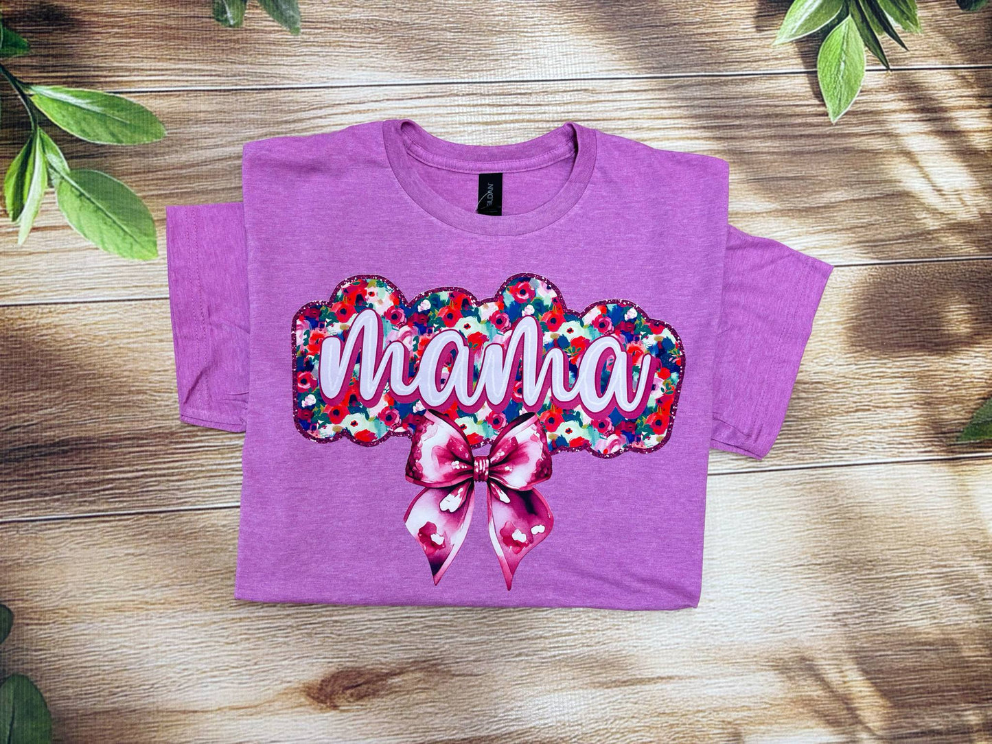 Floral Mama Bow Tee