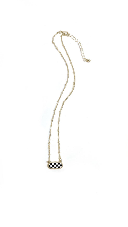 Checkered Necklace