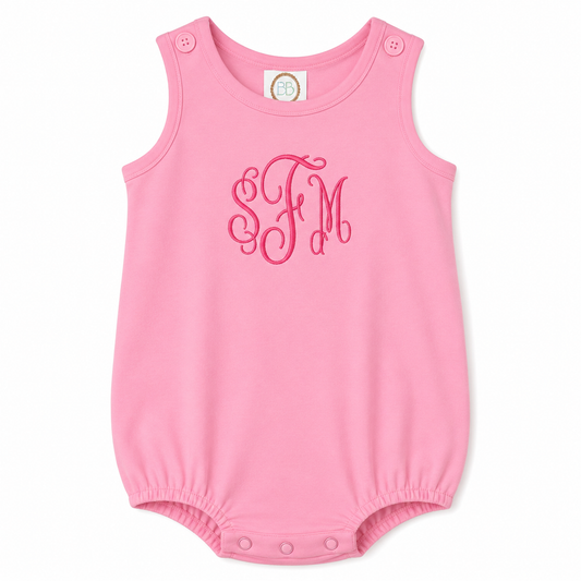 Sweet & Simple Solid Bubble Romper