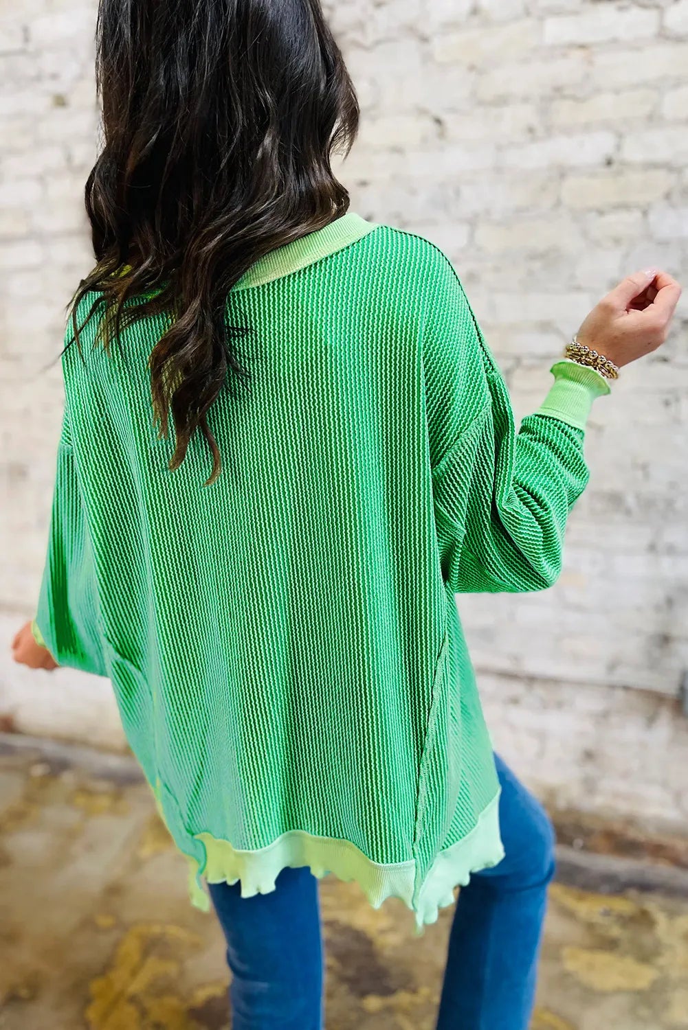 Lucky Charm Ribbed Top