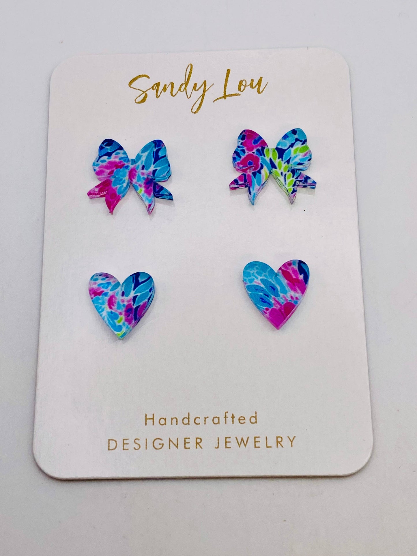 Love Notes Mini Stud Abstract