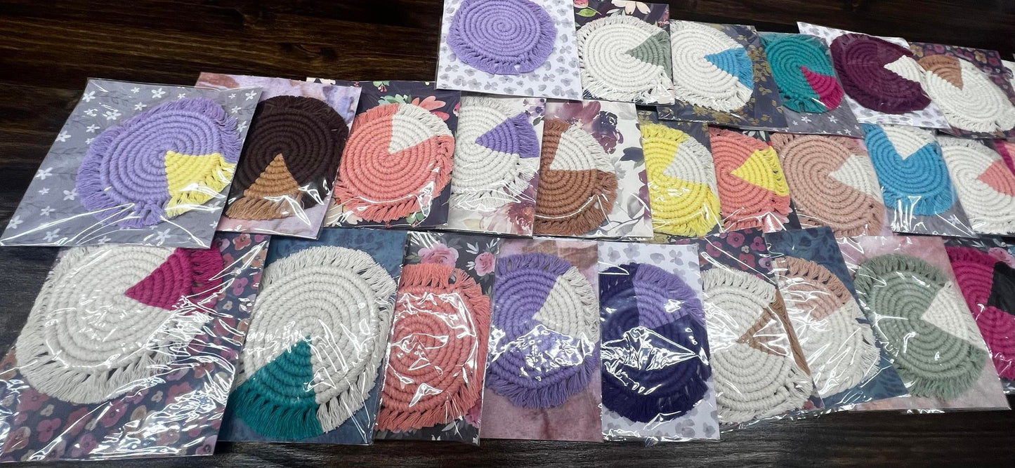 Macrame Boho Coasters