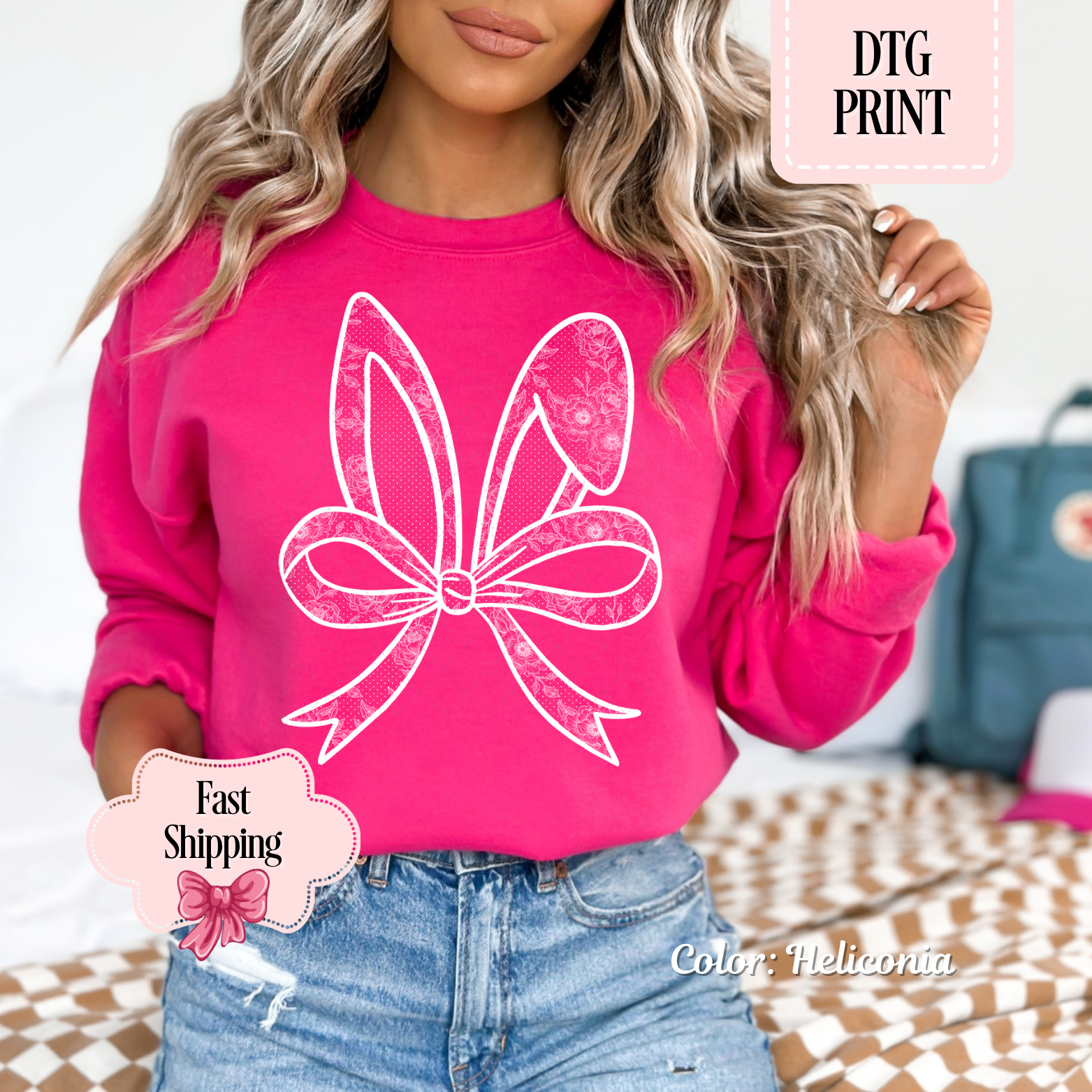 Lace Bunny Ears (White)