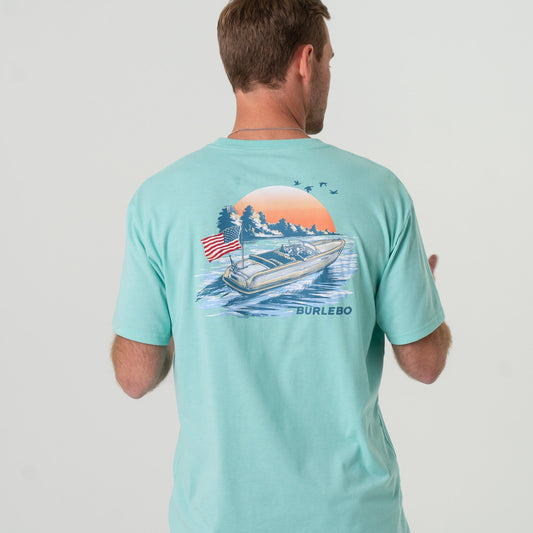 Burlebo Lake Weekend Pocket Tee