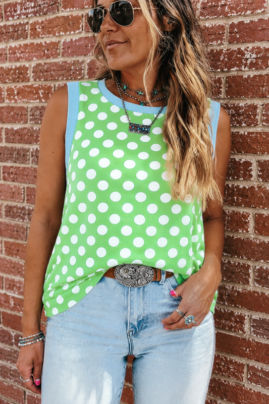 Easy Breezy Polka Dot Top