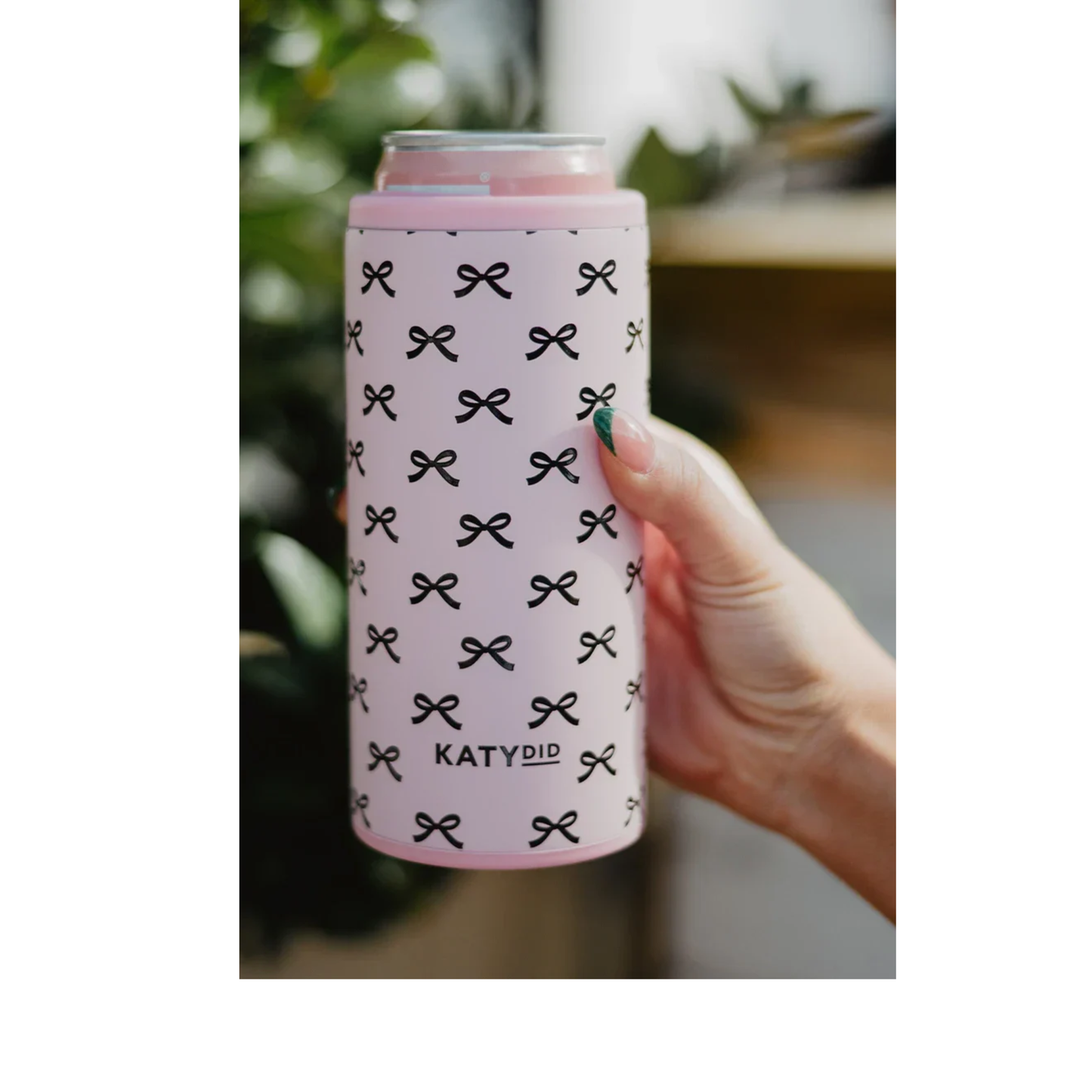 Coquette Bows Tall Can Cooler