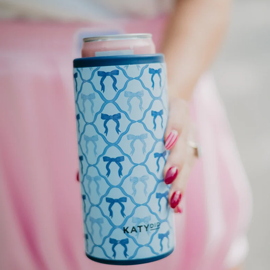 Blue Belle Coquette Slim Can Insulator