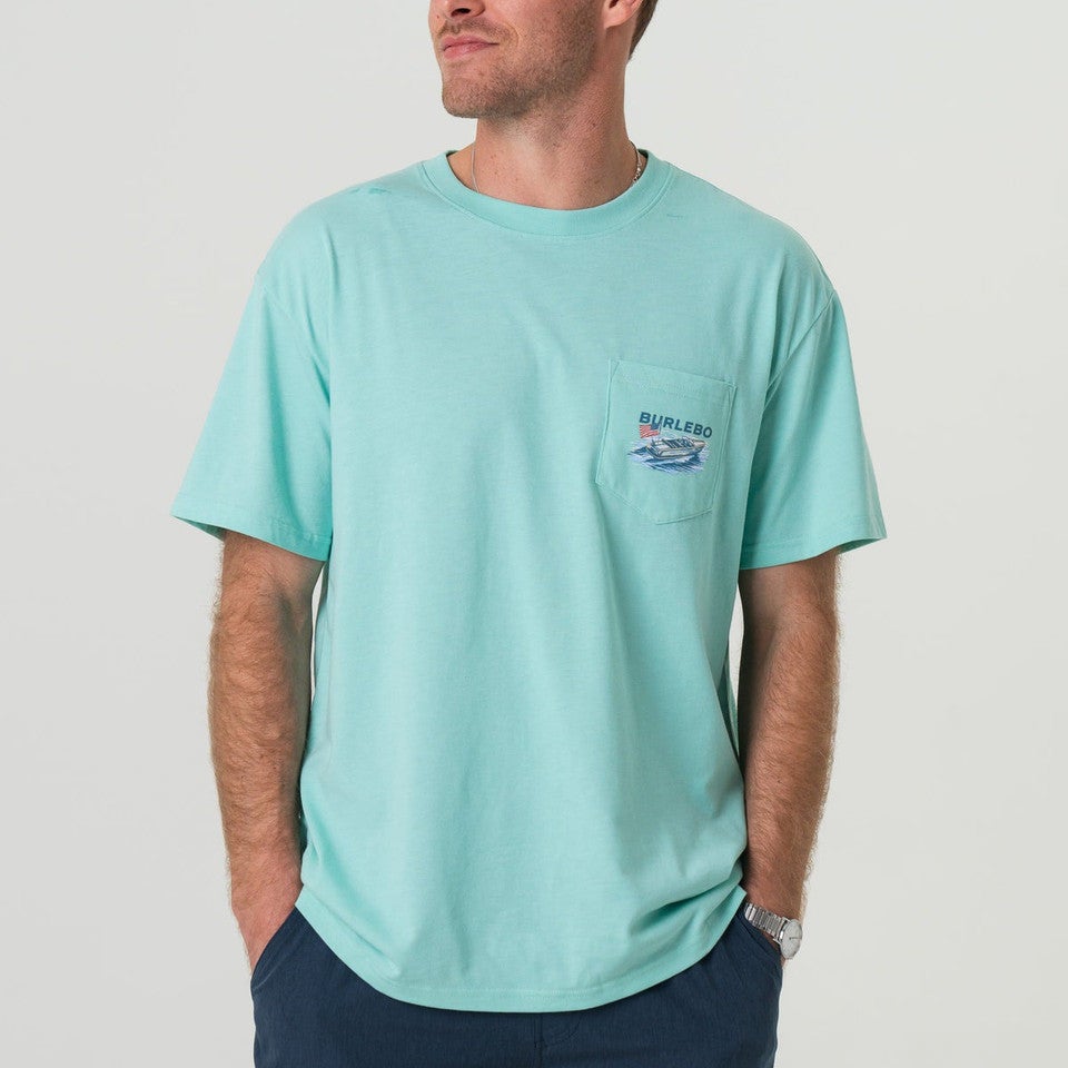 Burlebo Lake Weekend Pocket Tee