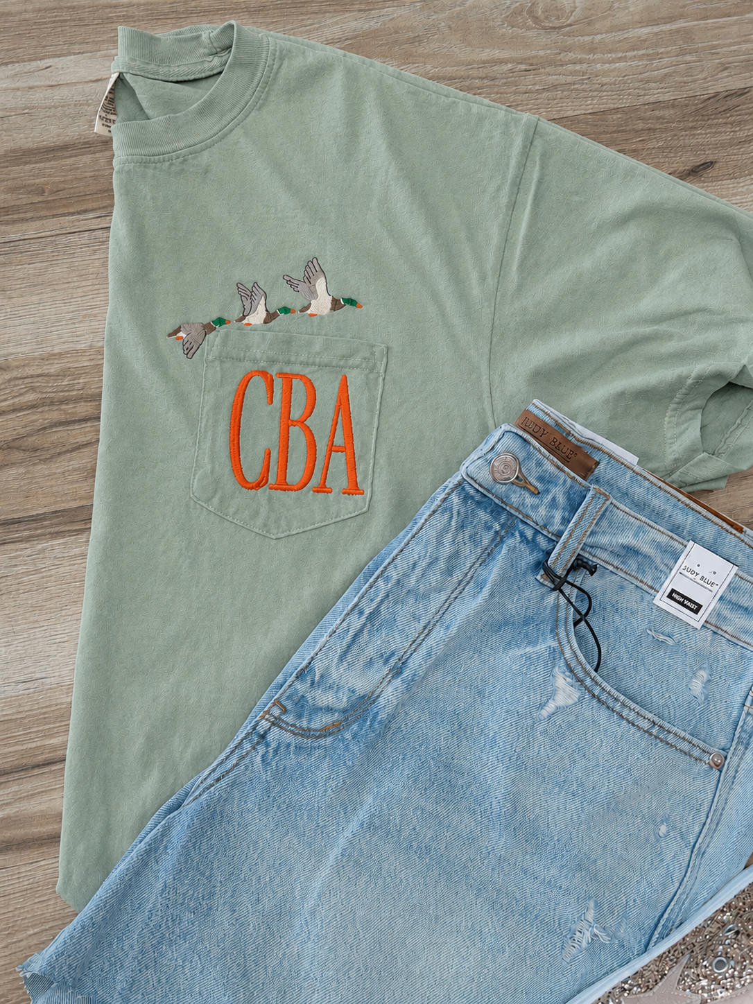 Mallards - CC Pocket Tee with Monogram