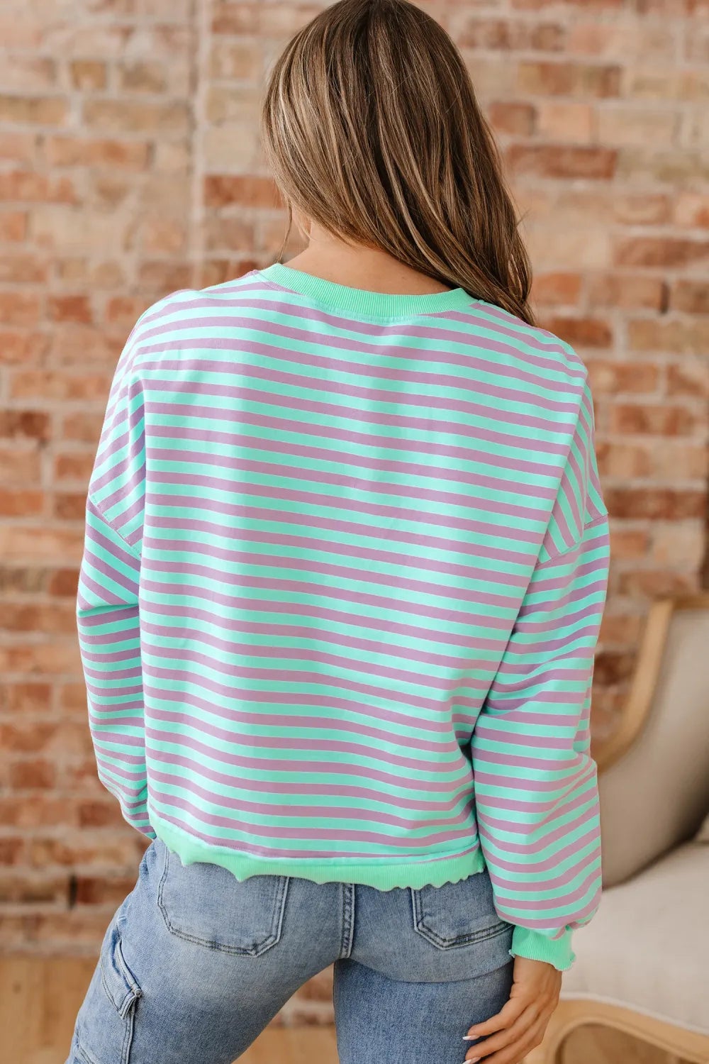 Mint To Be Striped Top