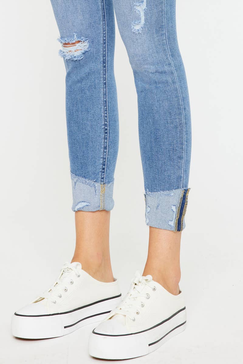 KANCAN HIGH RISE ANKLE SKINNY JEANS