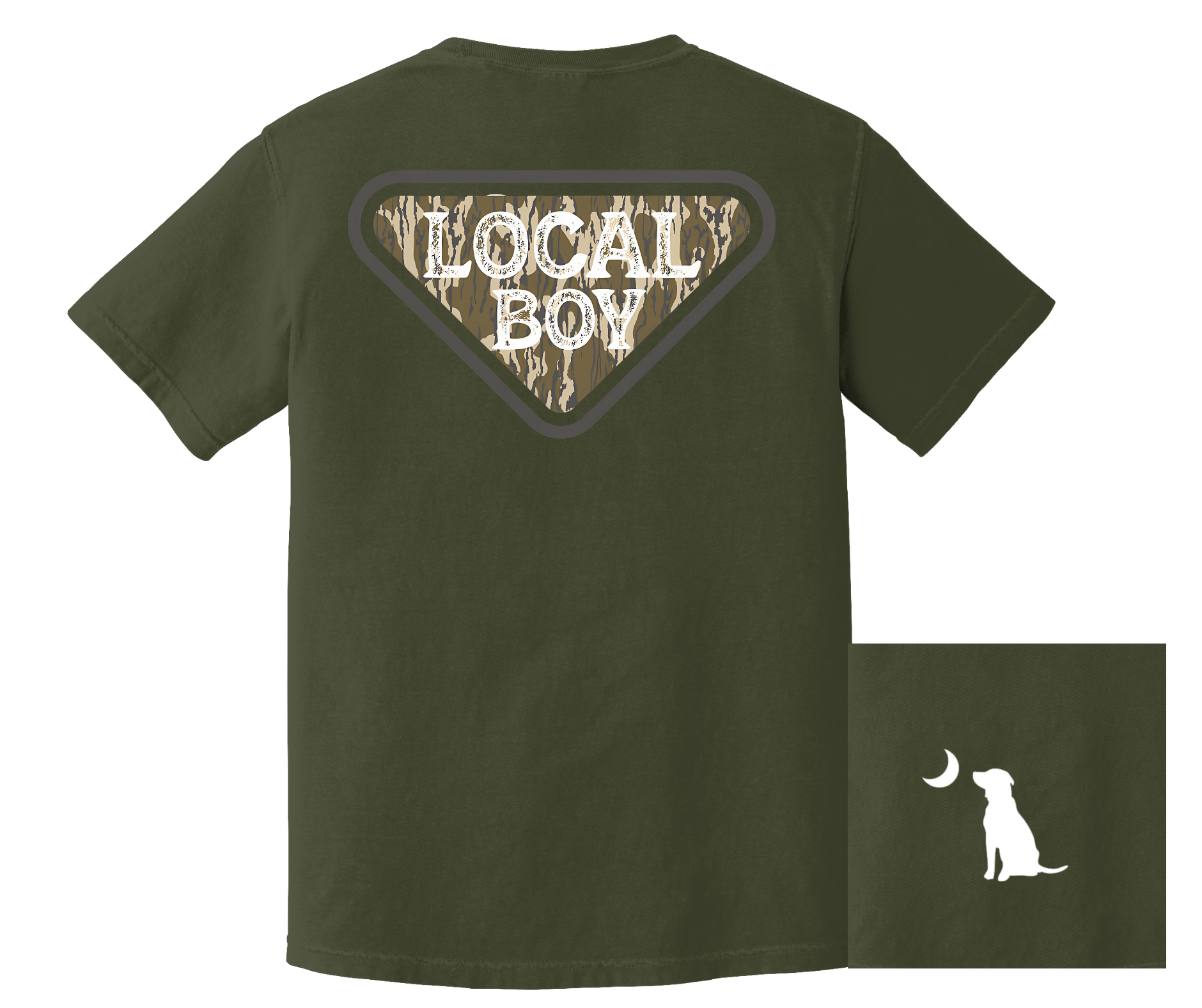 Local Boy Moss Shield Tee