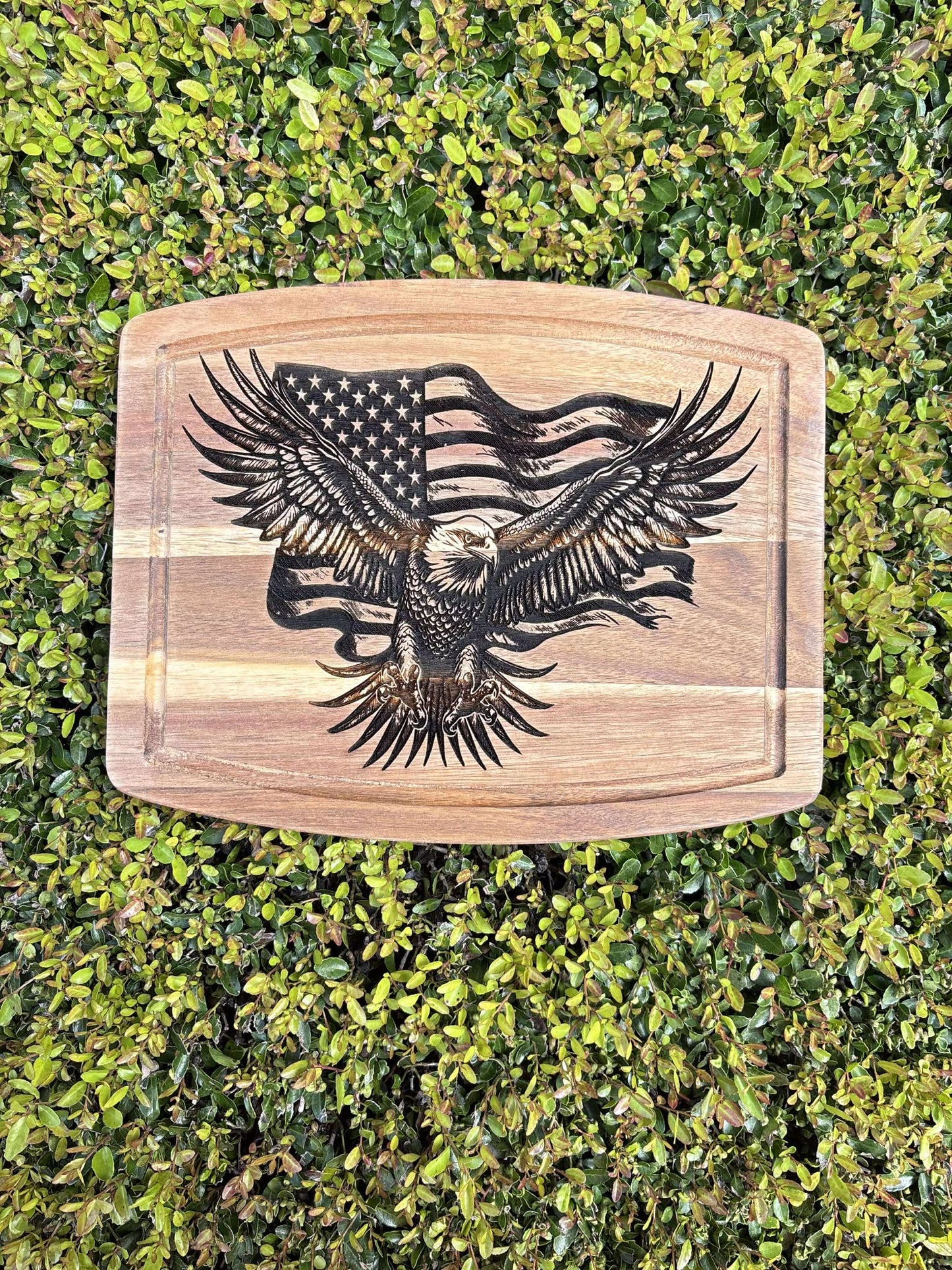 Engraved Eagle & Flag Board