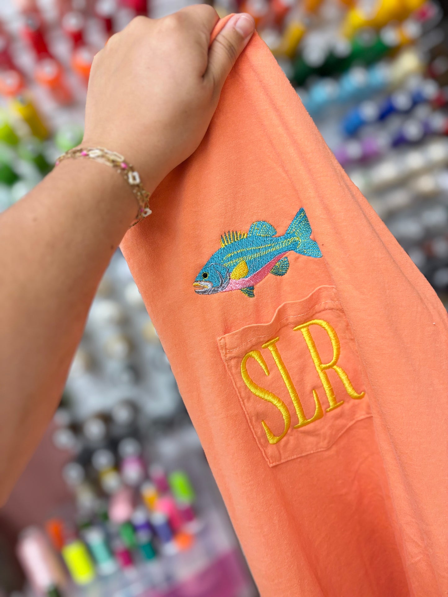 Bass - CC Pocket Tee with Monogram