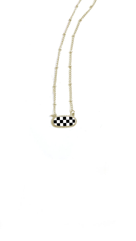 Checkered Necklace