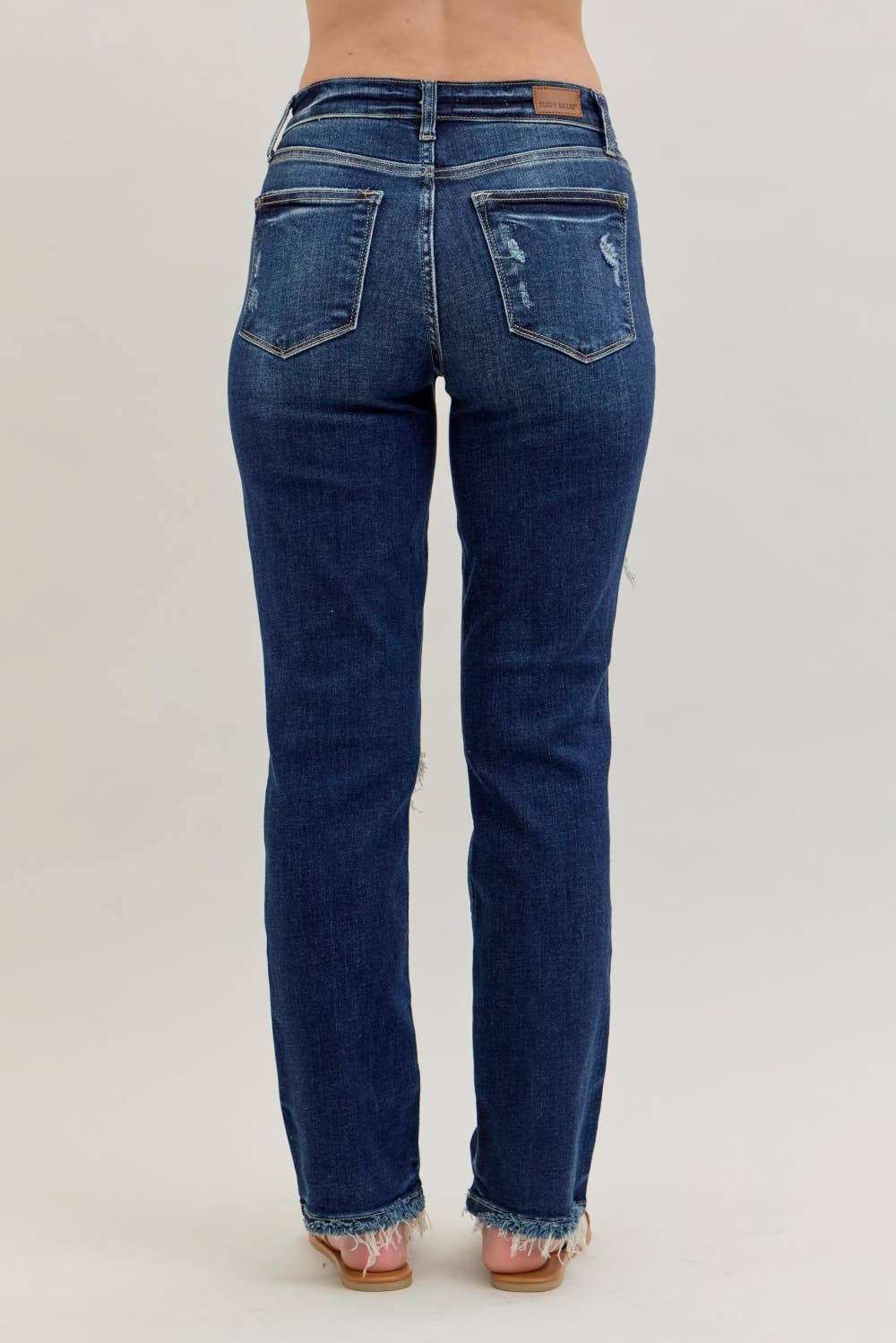 Wreckless Babe Straight Judy Blue Jeans