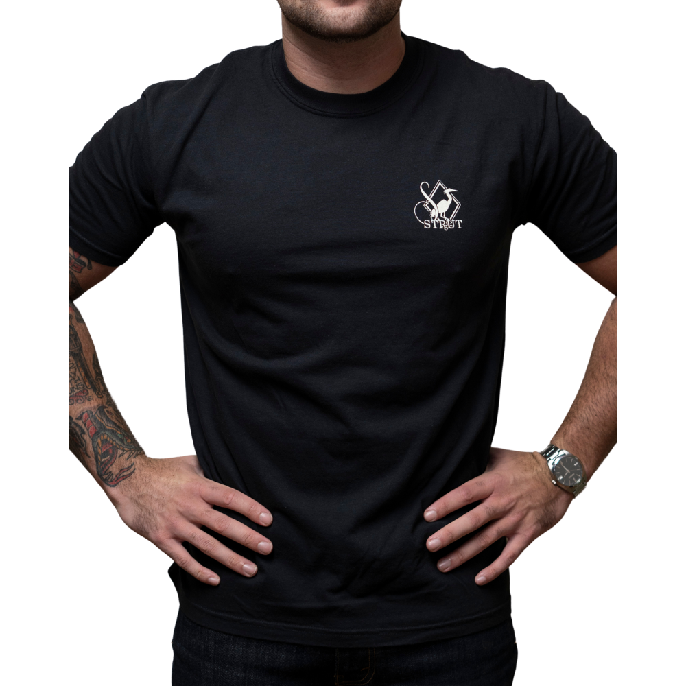 Lab Portrait Black Short-Sleeve T-Shirt: Black