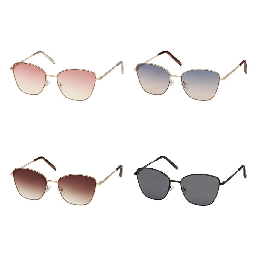 New Jade - Metal Cat Eye Women's Sunglasses