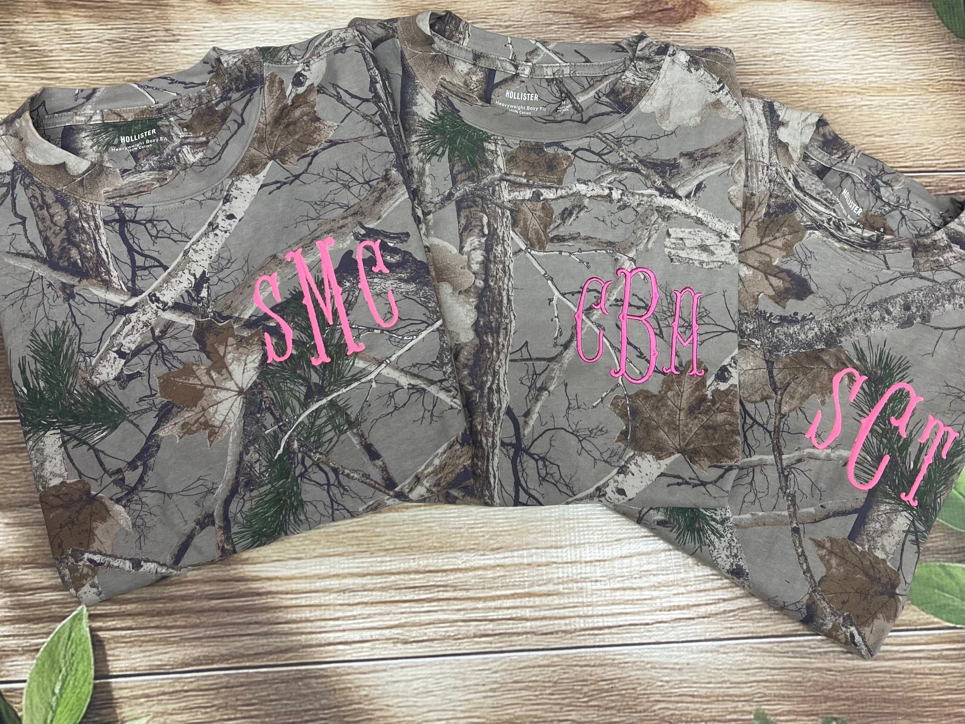 Monogram Hollister Camo Tee
