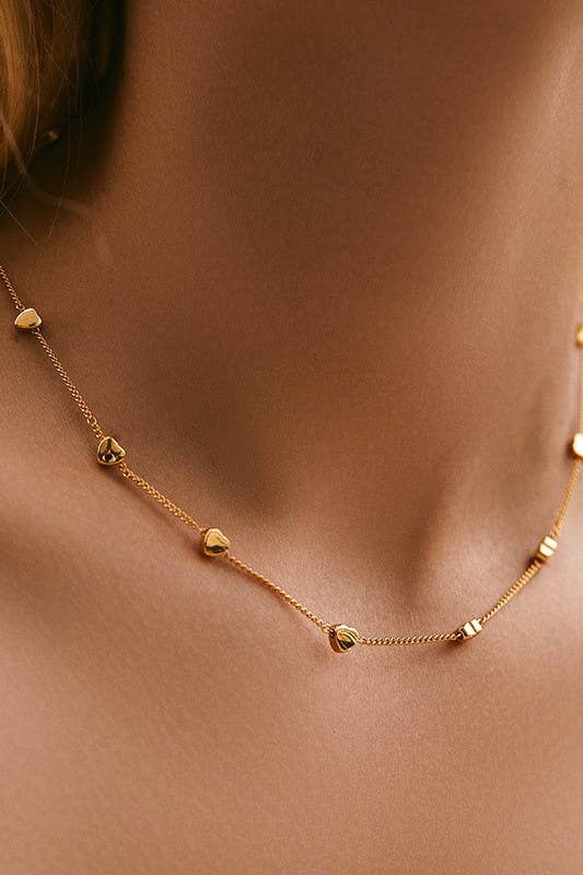 Gold HEART NECKLACE