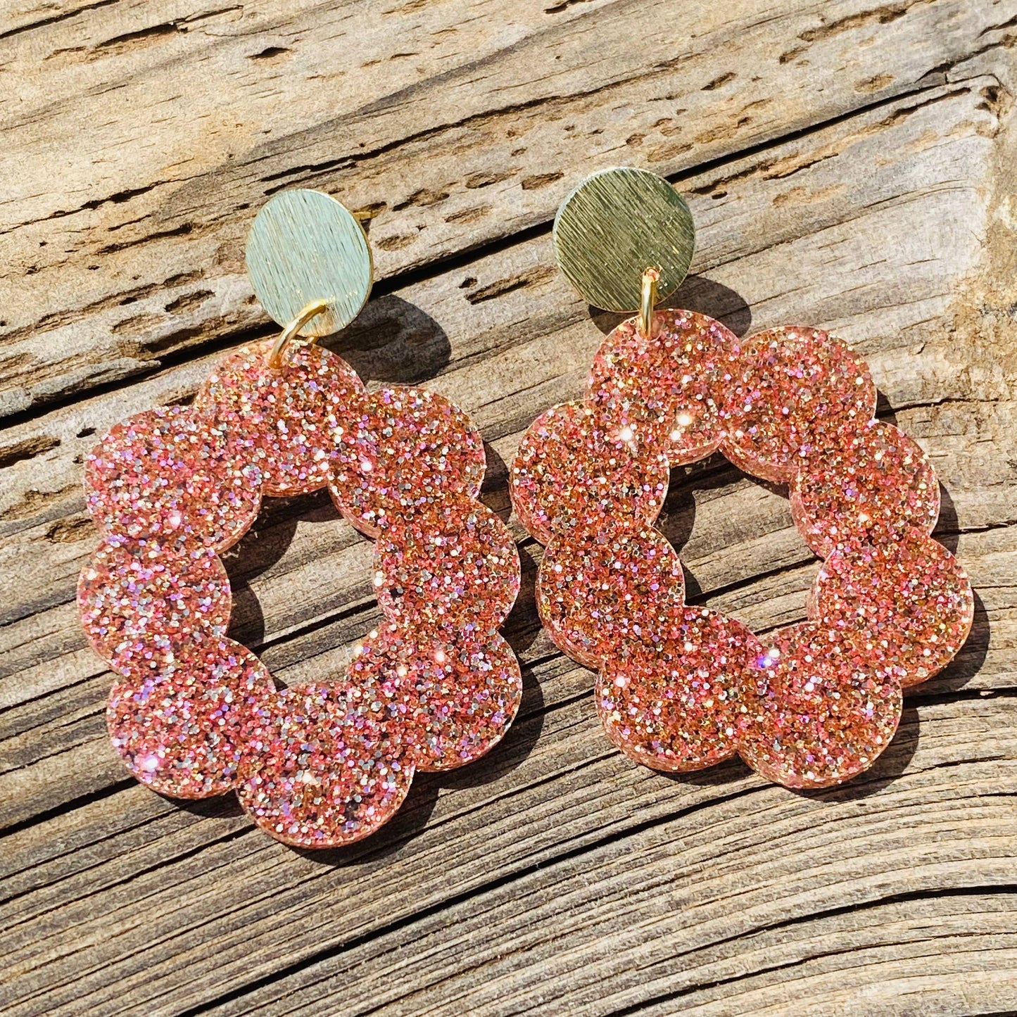 CHAMPAGNE ICE EARRINGS