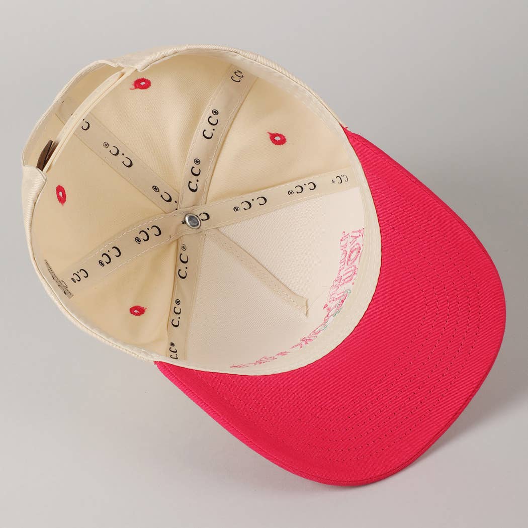 You Look Like You Love Me Embroidery Trucker Hat: Hot Pink / ONE SIZE