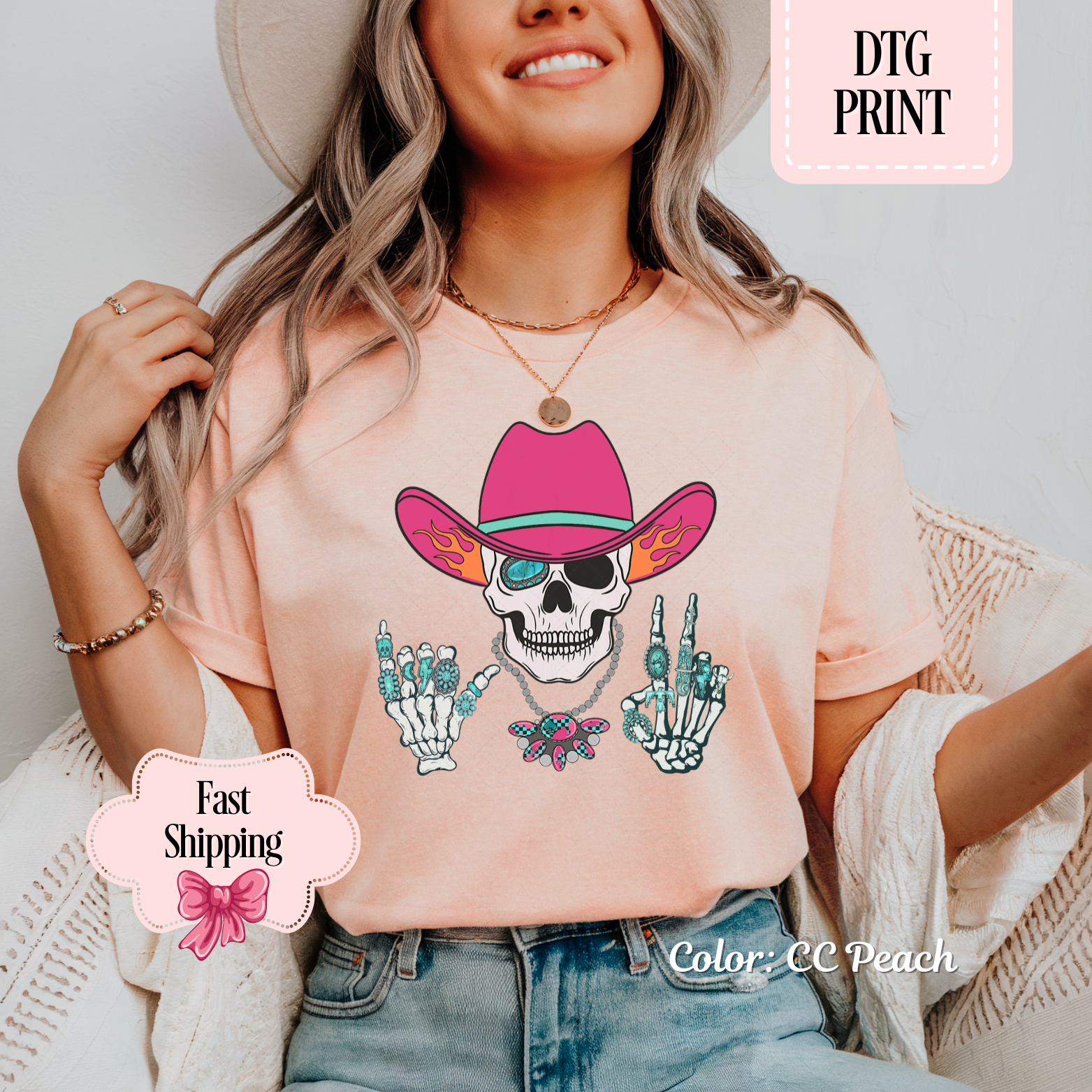 Skeleton Cowgirl