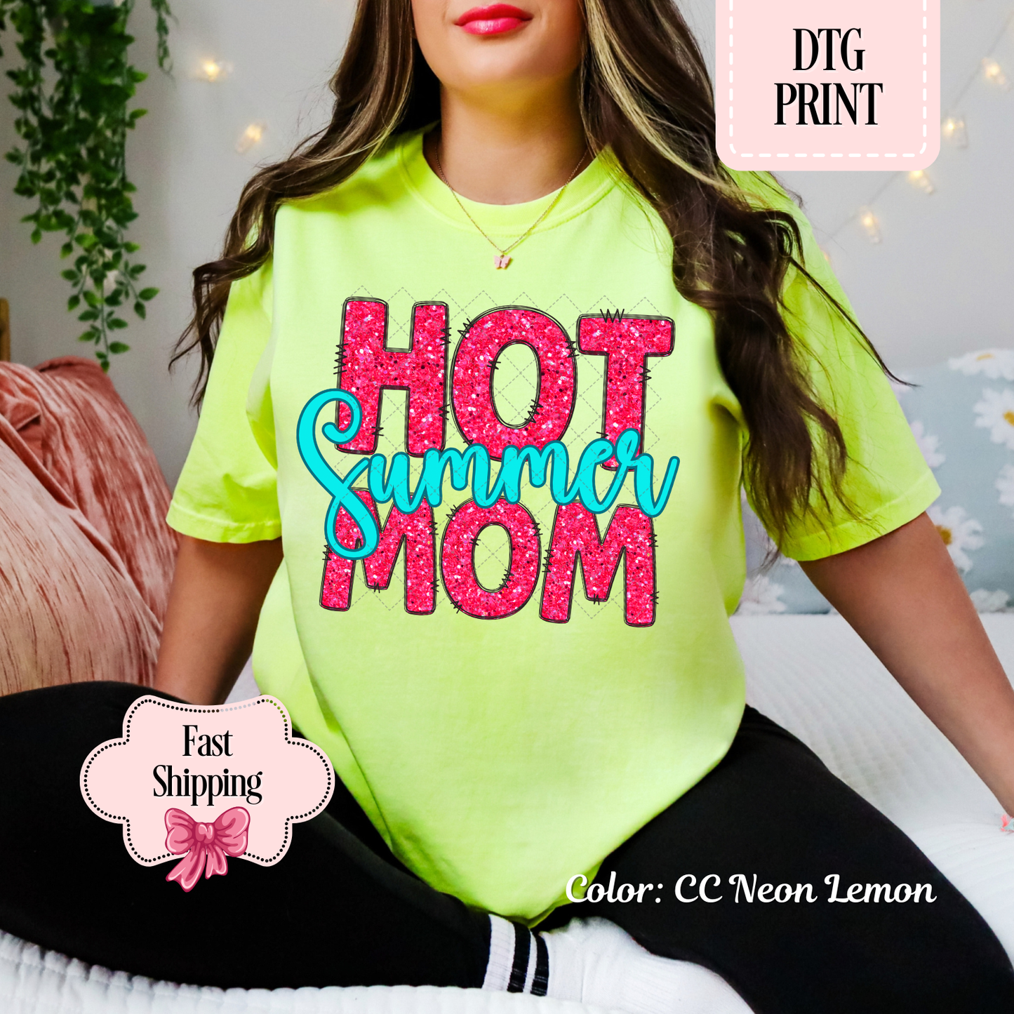 Hot Mom Summer Glitter