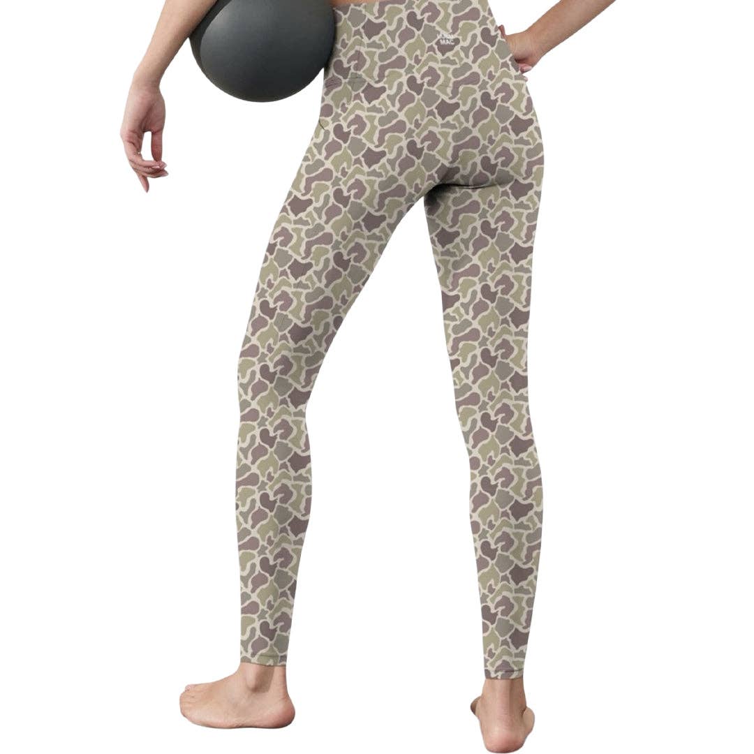 PRINTED LEGGINGS LIGHT CAMO
