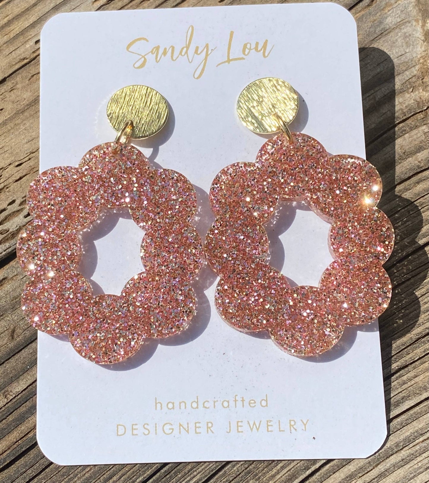 CHAMPAGNE ICE EARRINGS