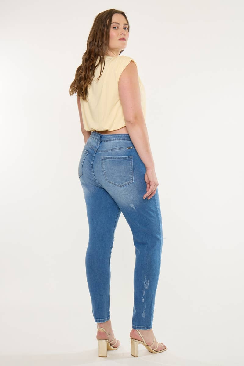 Plus High Rise Super Skinny Jeans