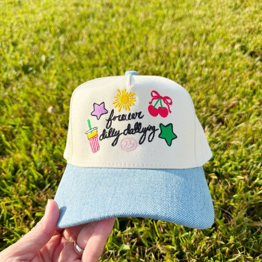 Forever Dilly Dalling Denim Hat