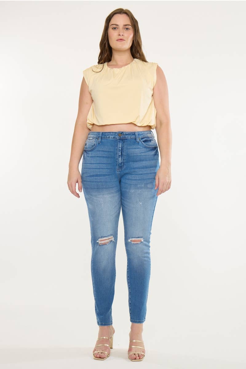 Plus High Rise Super Skinny Jeans