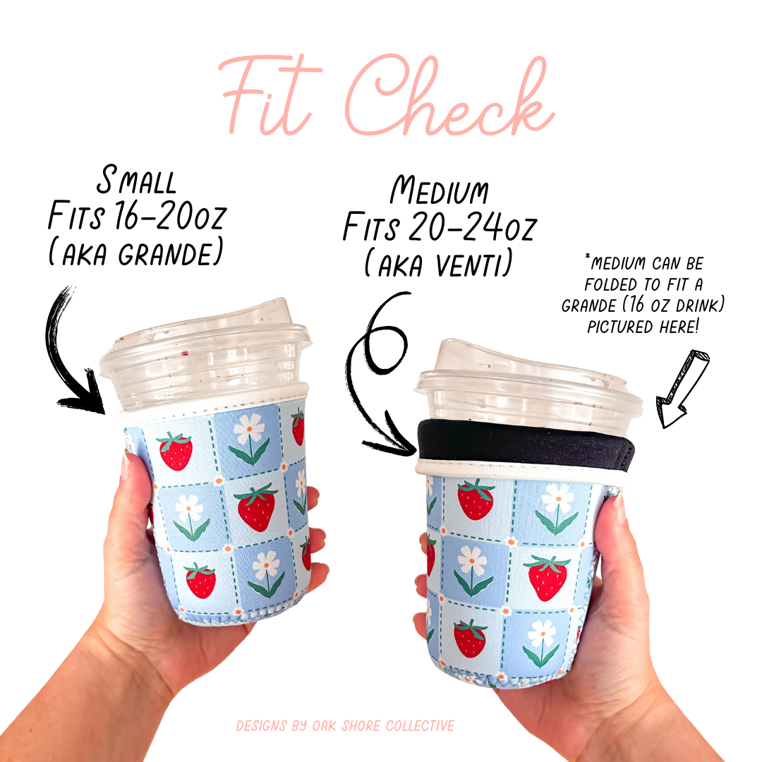 Grandmillenial Bows | Iced Coffee Sleeve  : Medium