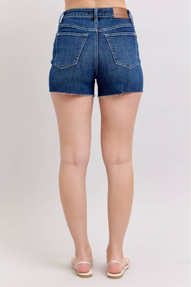 Judy Blue Cross My Waist Jean Shorts