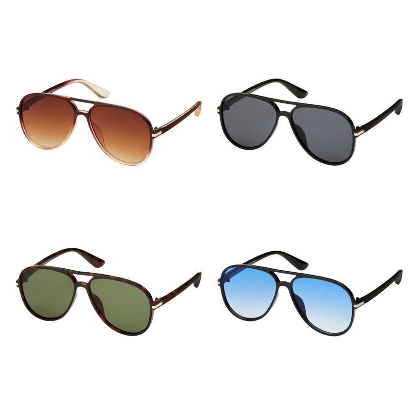 Heritage - Plastic Aviator Unisex Sunglasses