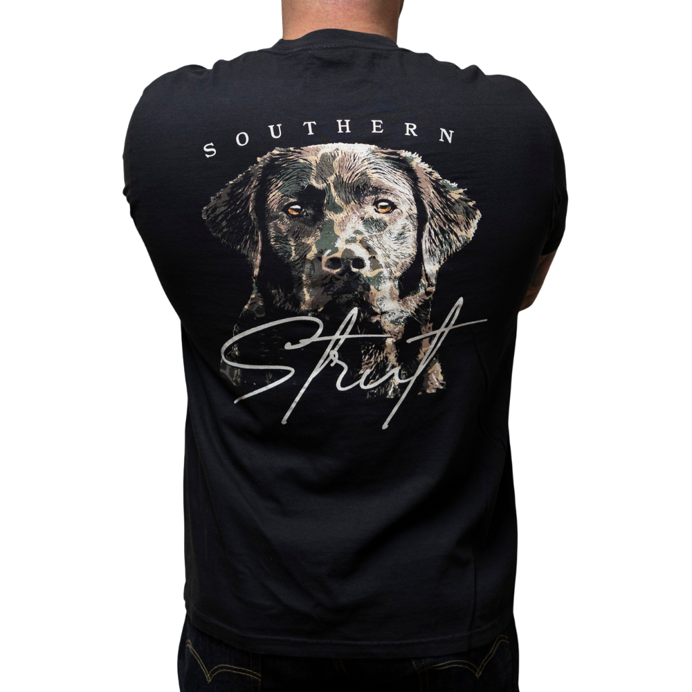 Lab Portrait Black Short-Sleeve T-Shirt: Black