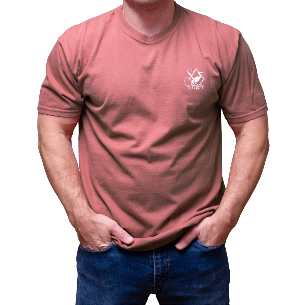 Mossy Oak Boykin Truck Nantucket Red Short-Sleeve T-Shirt: Nantucket Red